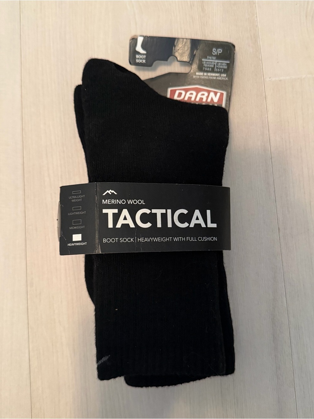 Darn Tough Tactical Merino Wool Boot Socks - Black